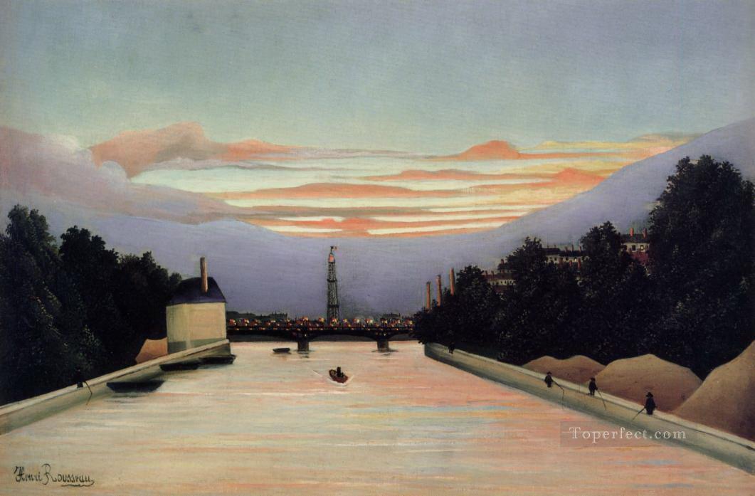 パリのエッフェル塔の塔 アンリ・ルソー パリ油絵